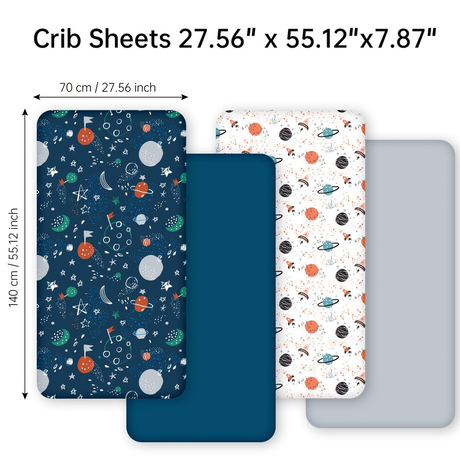 Draps-housses pour enfants en microfibre 100 % polyester 85 GSM — Monptitlou