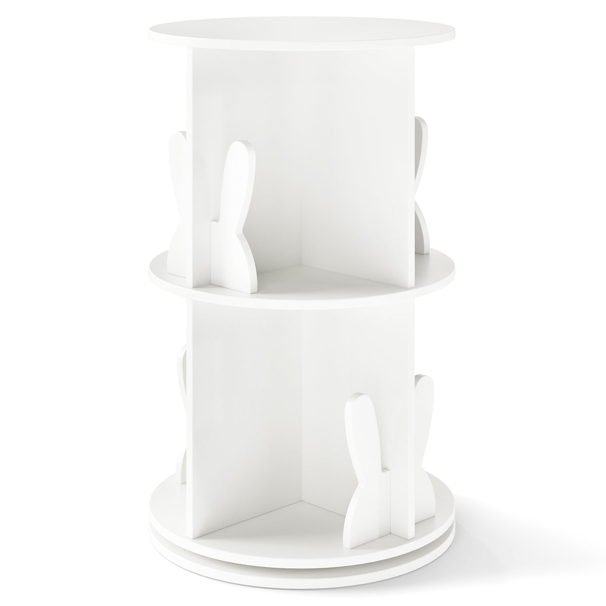 Bibliothèque Rotative pour Enfants, 2 Niveaux sur Pied — Monptitlou Image