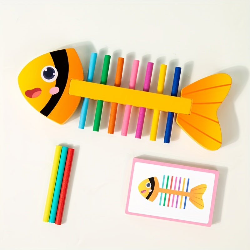 Jeu éducatif en bois sur le thème des animaux — Monptitlou