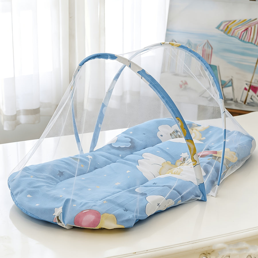 Moustiquaire de lit portable pour enfants à imprimé dessin animé — Monptitlou