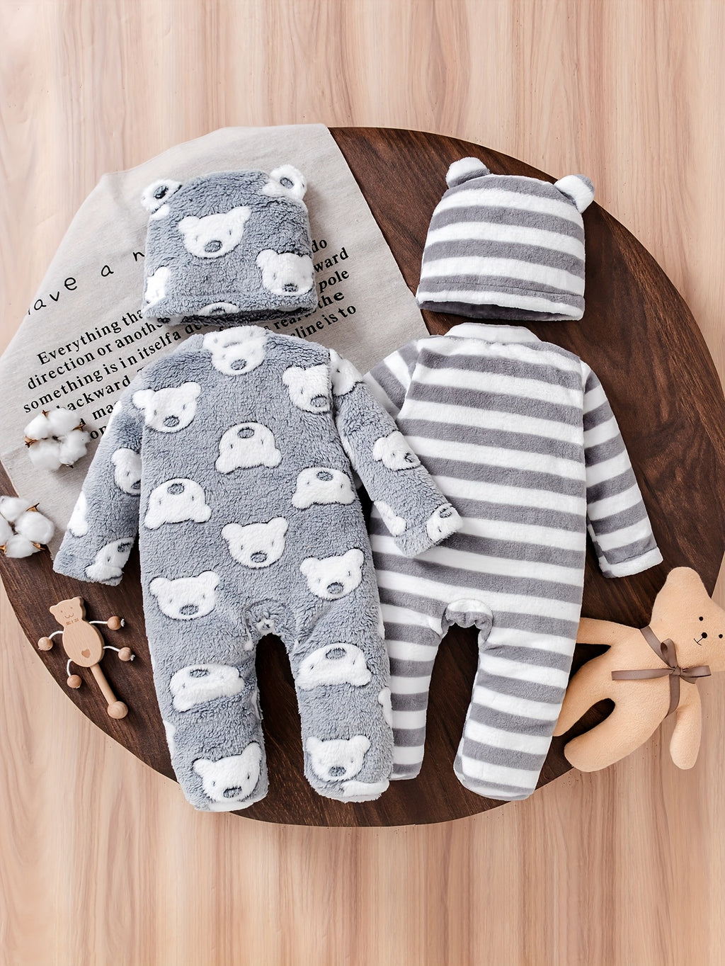 Nouveau ensemble 2 pièces automne-hiver pour nouveau-né garçon — Monptitlou
