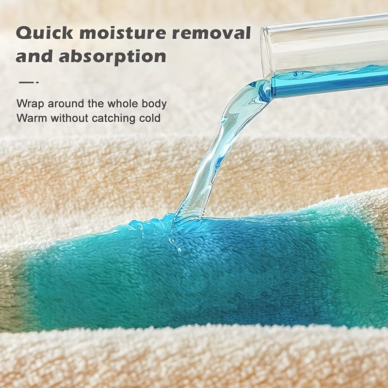 Serviette de bain à capuche pour enfants, 1 pièce/2 pièces — Monptitlou