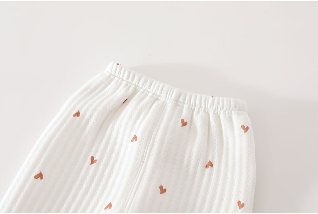 Ensemble hivernal chaud 2 pièces pour nourrissons : haut à manches longues et pantalon long pour nouveau-nés garçons et 