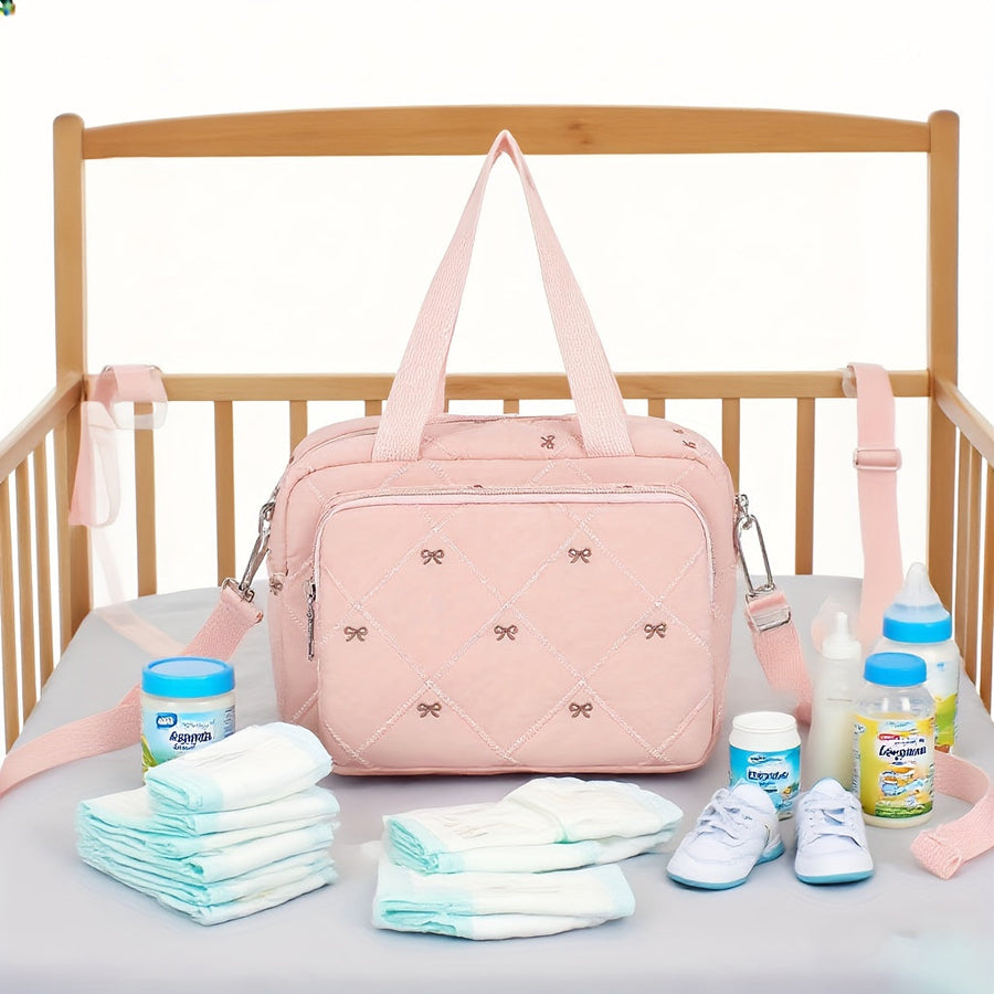 Sac à langer léger, sac fourre-tout avec longue bandoulière pour maman — Monptitlou