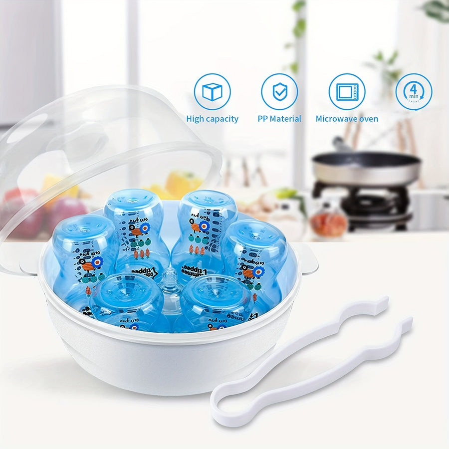 Stérilisateur vapeur micro-ondes bouteille, boîte de désinfection — Monptitlou