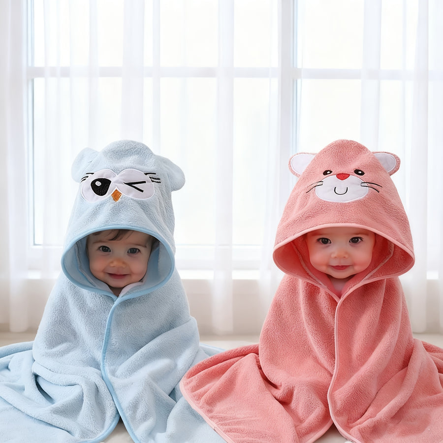 Nouvelles Serviettes de Bain Douces pour Bébé, Douces et Confortables — Monptitlou