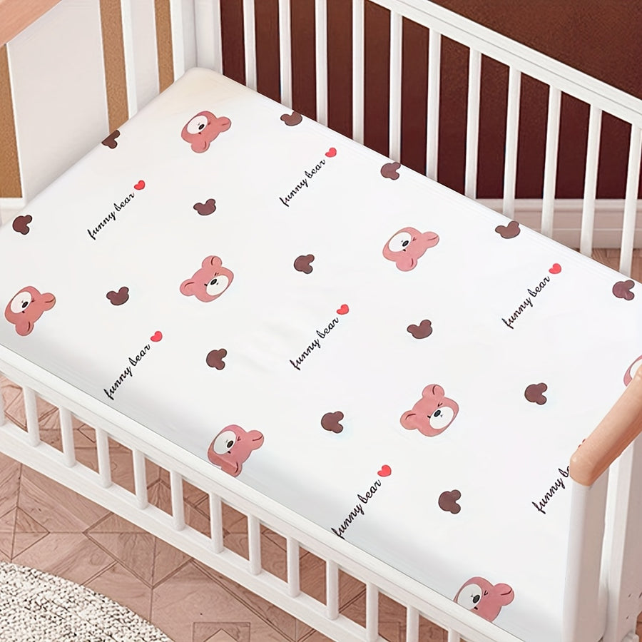 Bébé Pure Respirant Doux Absorption d'Humidité Imprimé Dessin Animé Lit — Monptitlou