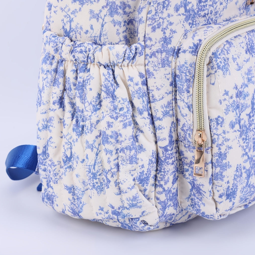 [Essentiel pour parents] Sac à langer à dos floral pour maman et papa — Monptitlou