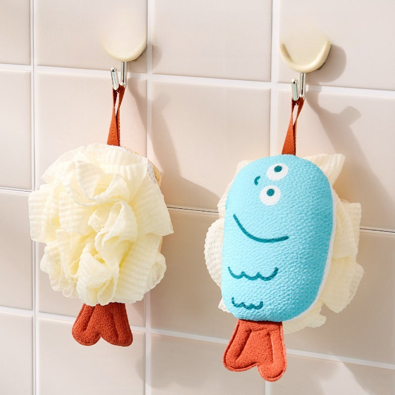 Gant de gommage de bain, Gant de toilette exfoliant pour la douche — Monptitlou