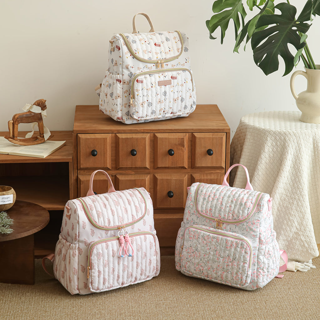 1 sac à dos à langer matelassé pour maman et papa, sac à langer léger — Monptitlou