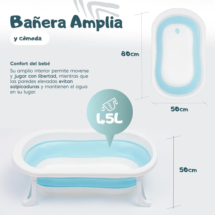 Baignoire pliable pour bébé jusqu'à 24 mois — Monptitlou