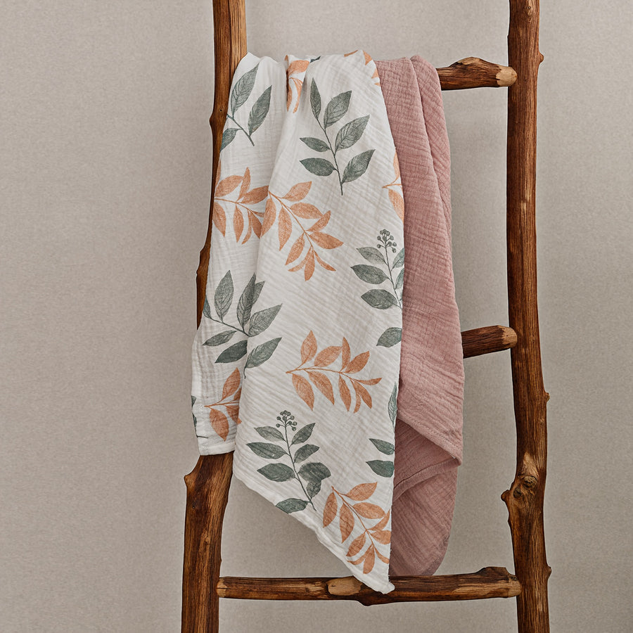 Lot de 5 langes bébé en mousseline, 7 motifs