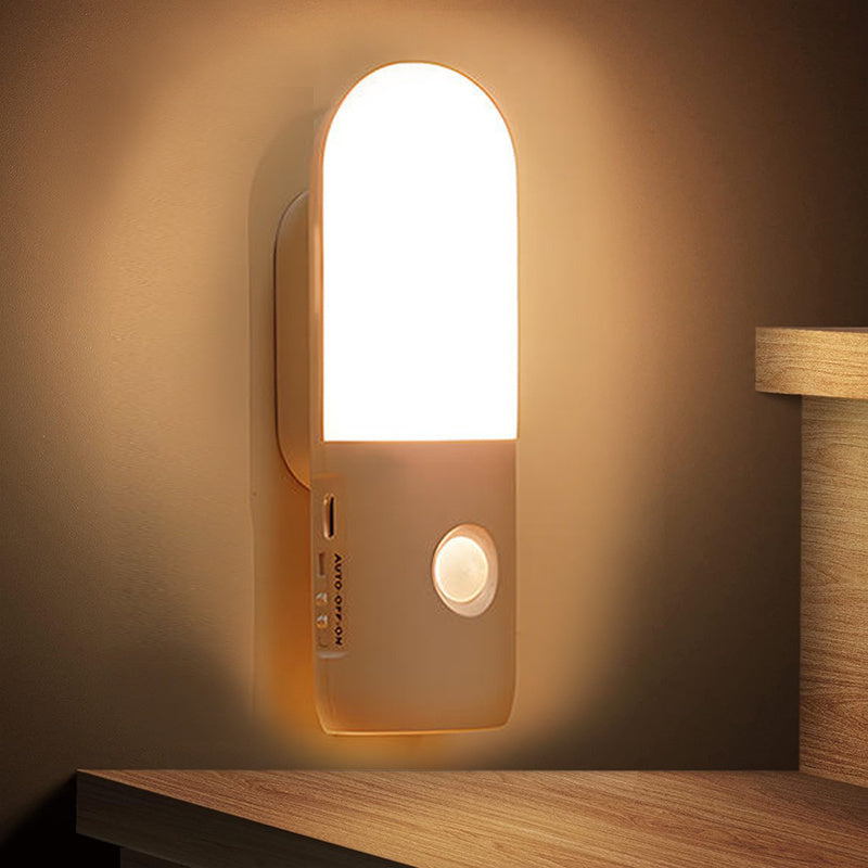 HOtu 1pc Lampe de Nuit à Capteur de Mouvement Rechargeable USB — Monptitlou