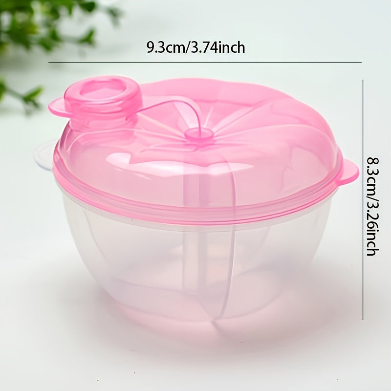 Distributeur de lait en poudre portable 3 compartiments — Monptitlou