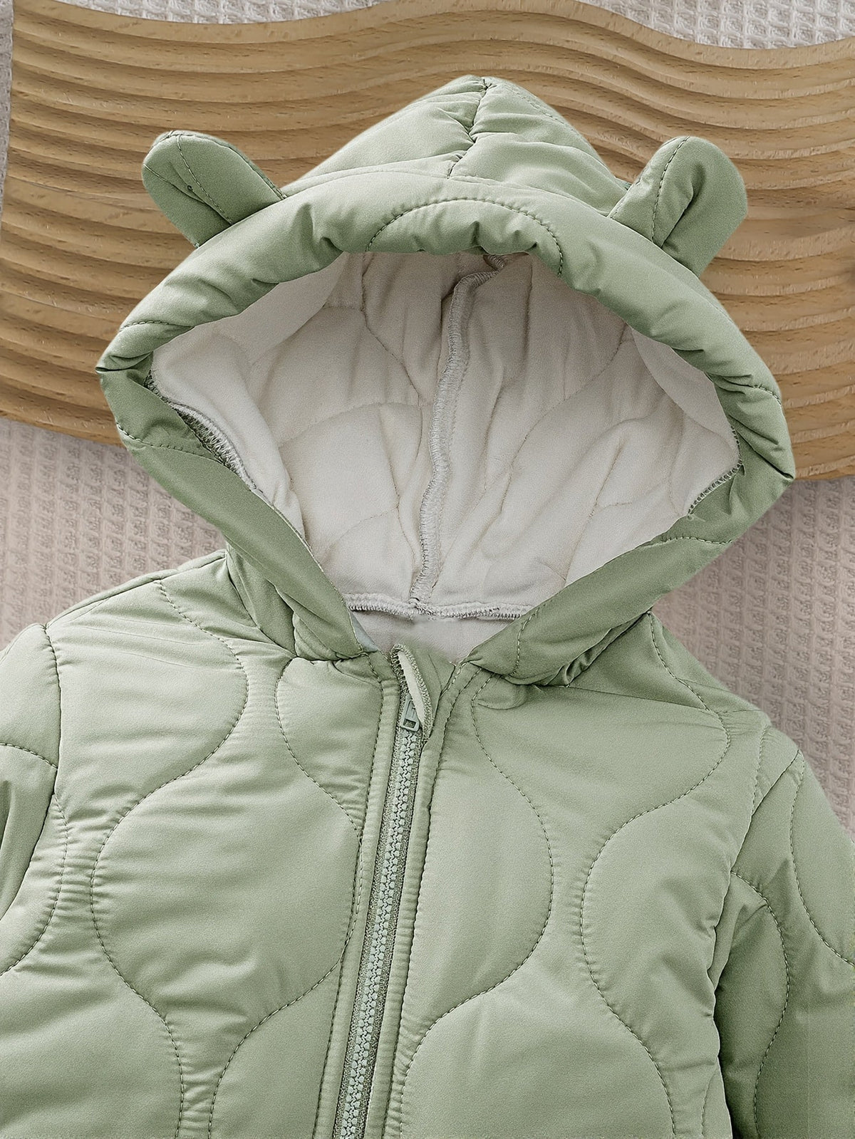 Grenouillère matelassée pour garçon automne/hiver — Monptitlou Image