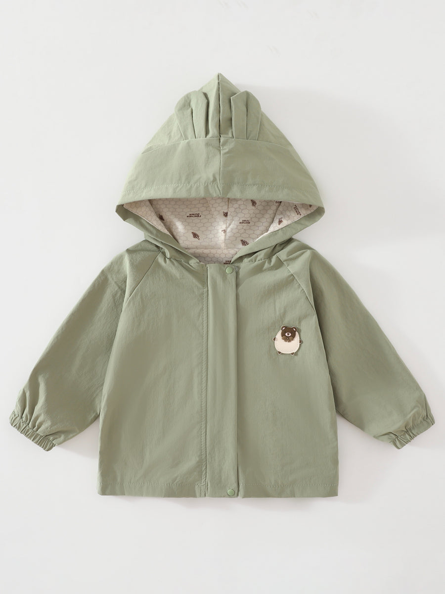 Adorable Veste à Capuche Multicolore pour Bébé, Style Facile — Monptitlou