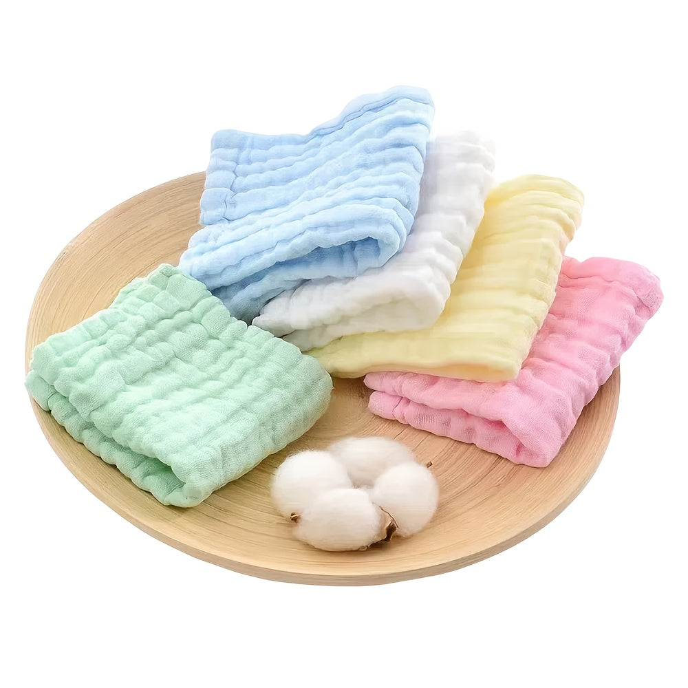 Pcs 25 X 25Cm 100% Coton Gaze Nouveau-né Bébé Infant Dessin Animé — Monptitlou