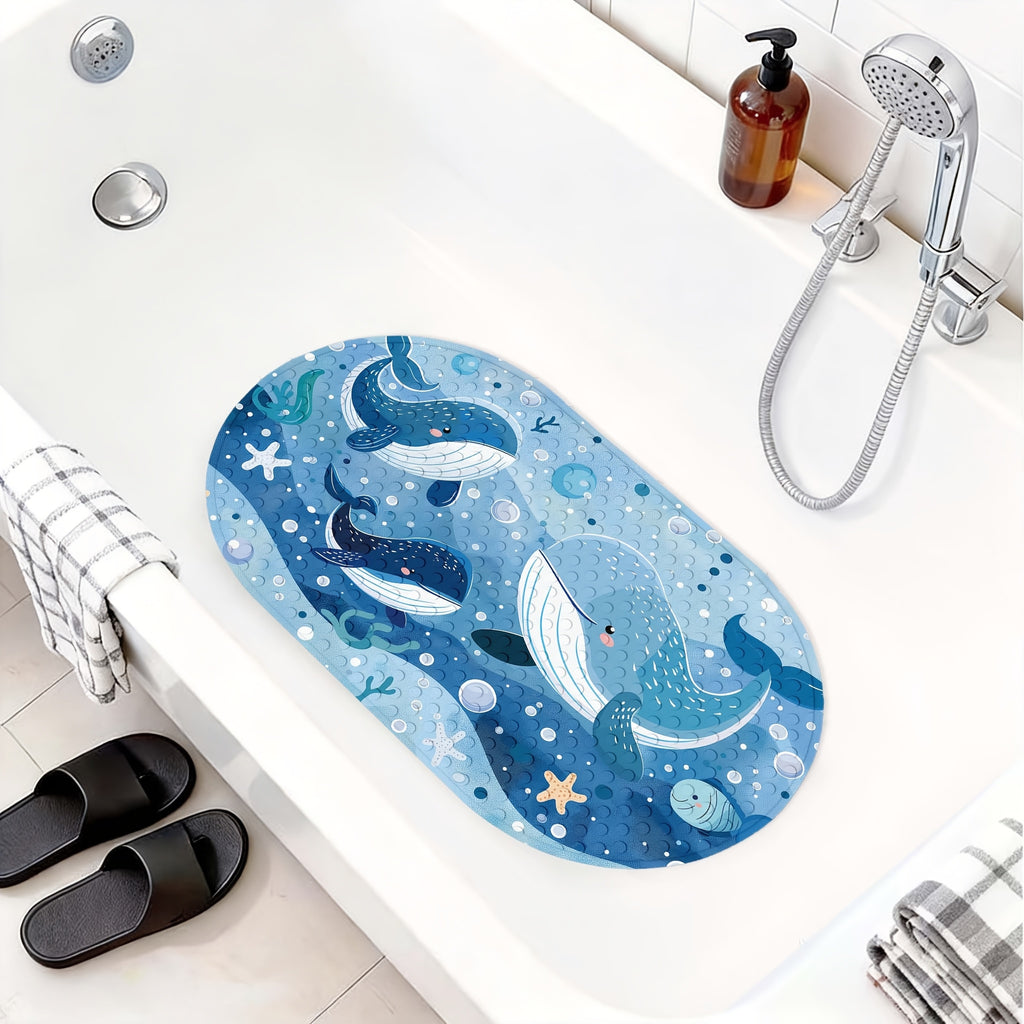 [Tapis antidérapant massage] Tapis de bain ovale antidérapant — Monptitlou