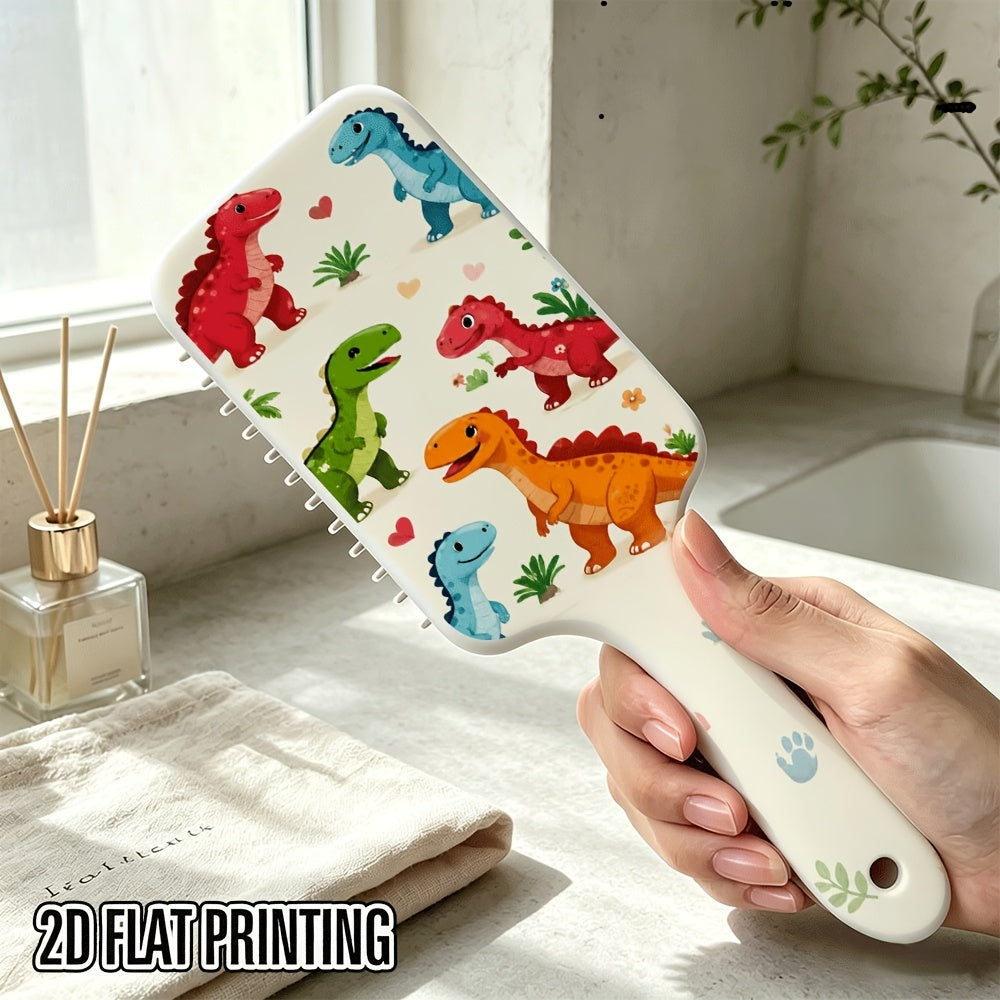 1 brosse à cheveux plate imprimée 2D avec des illustrations de — Monptitlou