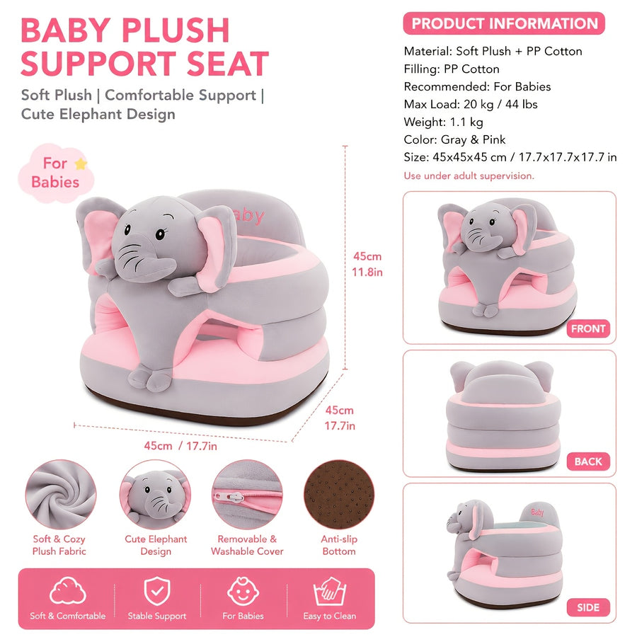 Siège d'apprentissage pour bébé en forme d'éléphant – Support de siège — Monptitlou
