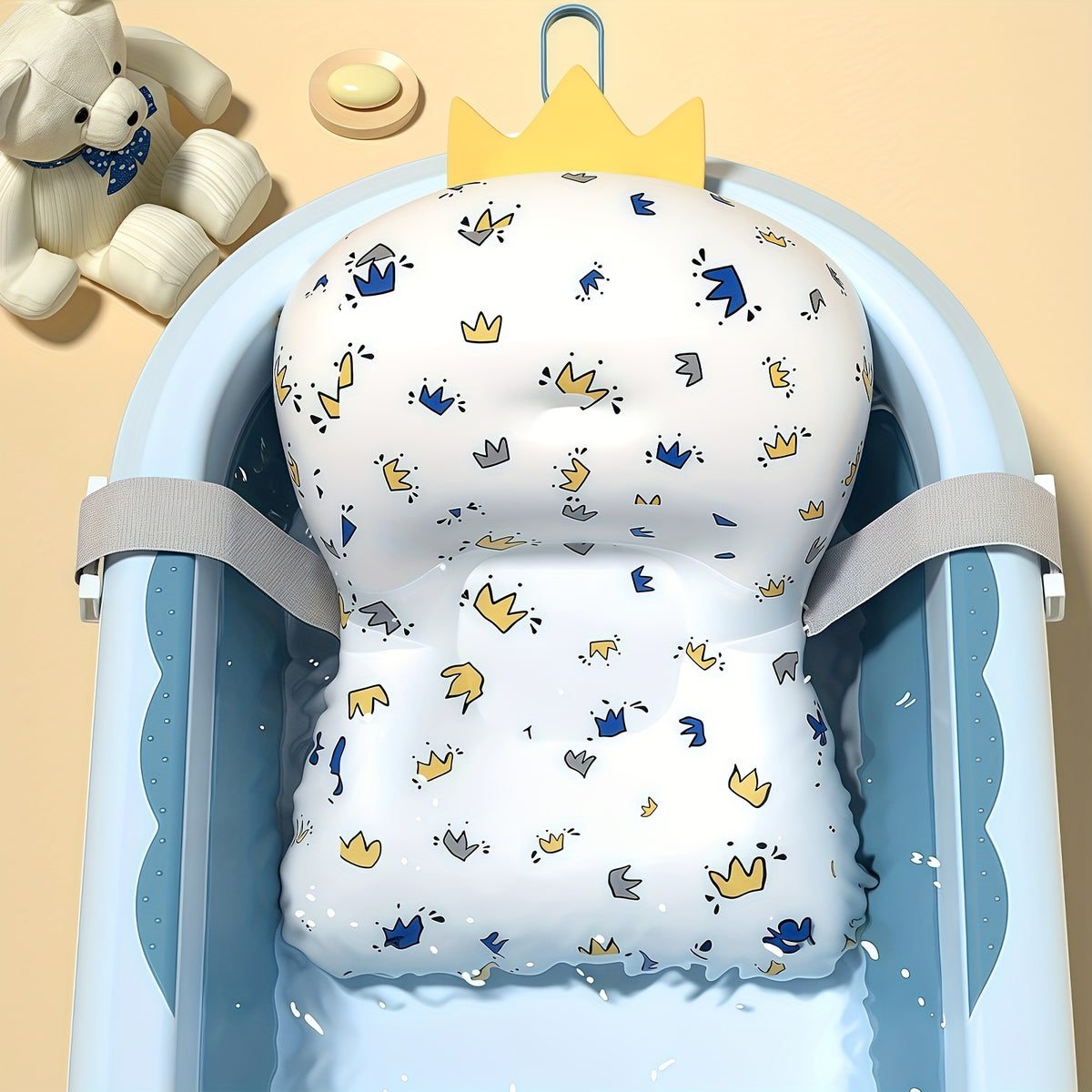 1 tapis de bain pour bébé avec motif de dessin animé — Monptitlou Image
