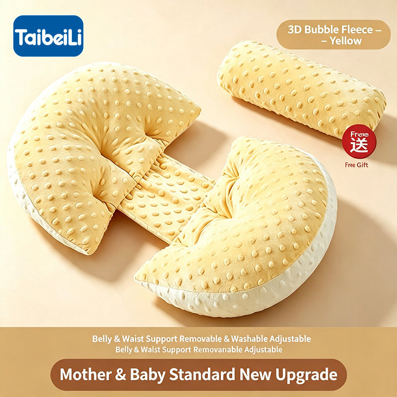Oreiller de grossesse portable - Support réglable en forme de W — Monptitlou
