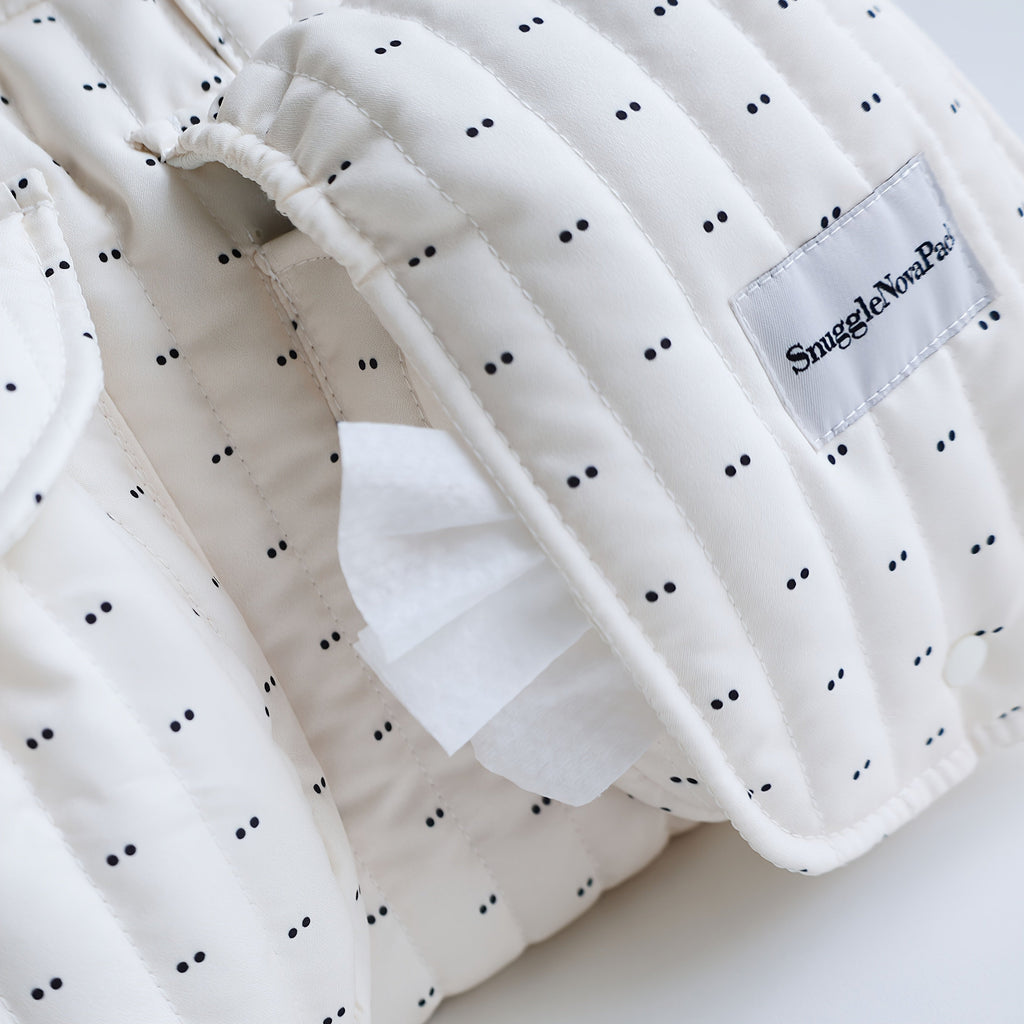 Sac Maman à Imprimé Patchwork à Rayures Larges — Monptitlou