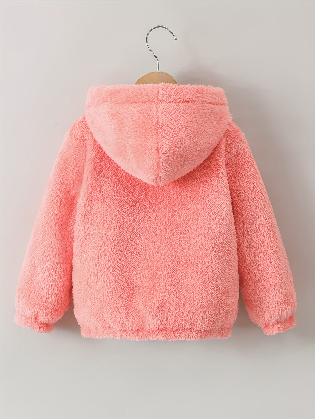 Veste cardigan zippée à capuche à manches longues réversible