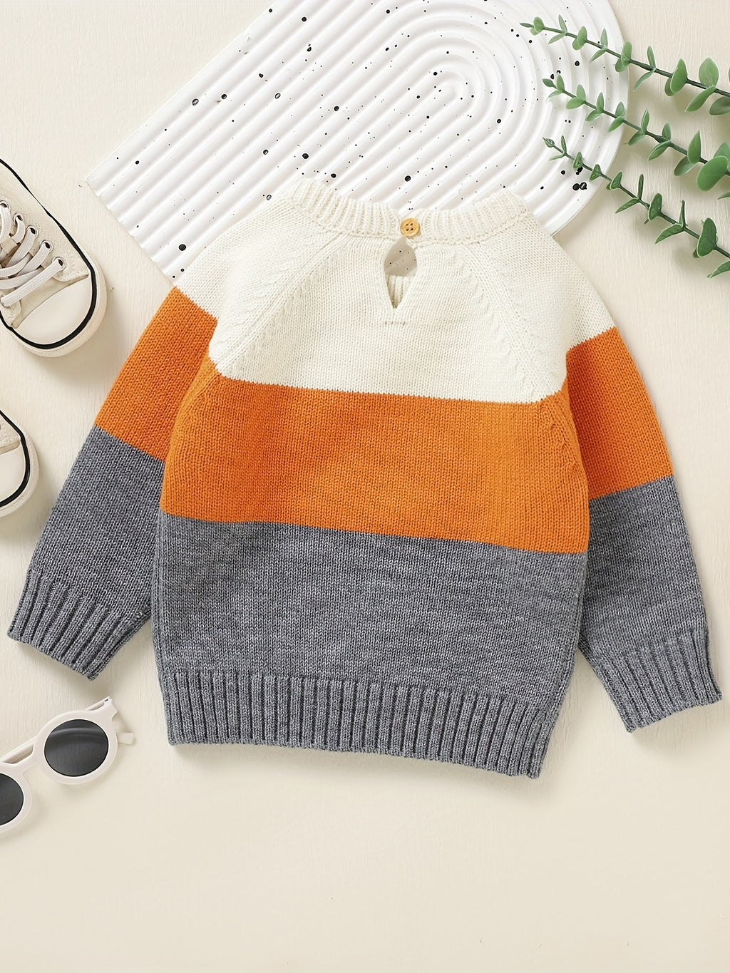 Pull en maille DovFanny & Renard de dessin animé — Monptitlou