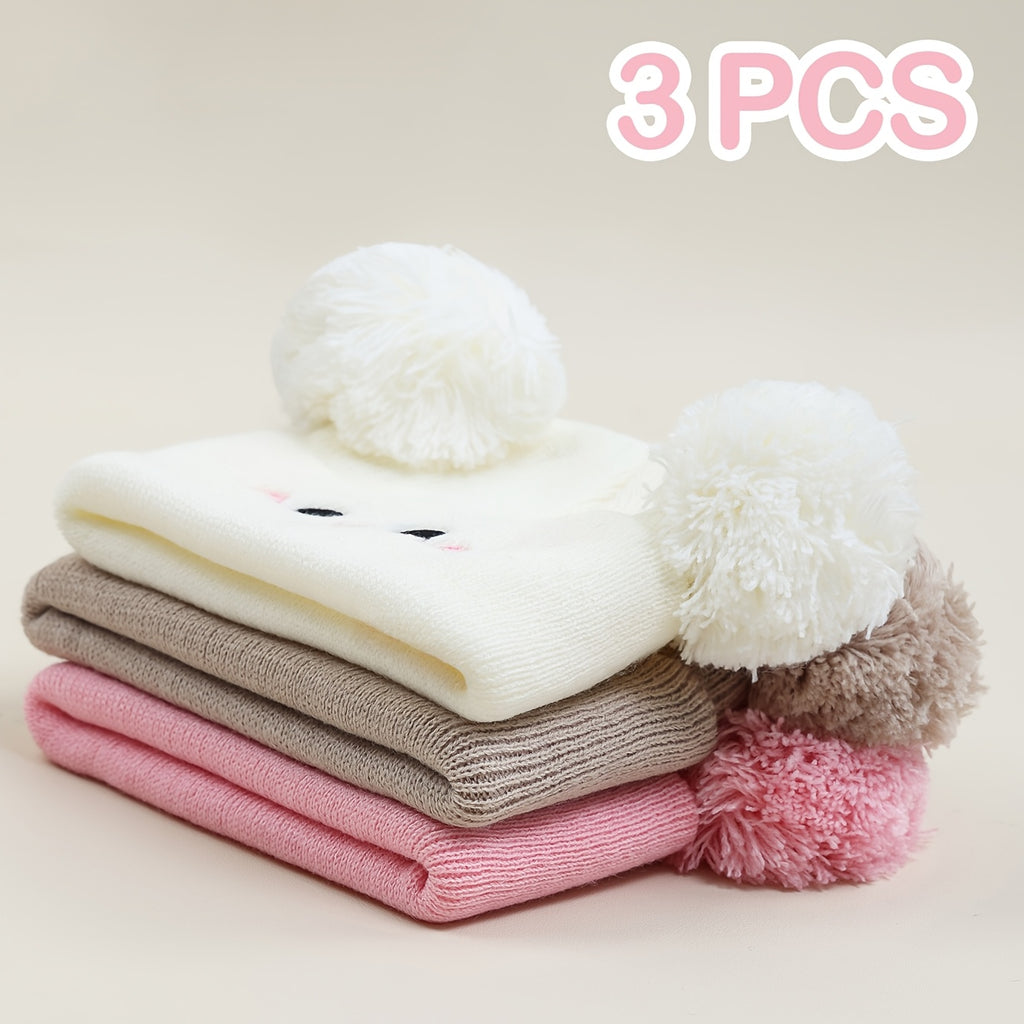 Bonnet Bébé Garçon, Bonnet Tricoté pour Nouveau-né, Bébé et Enfant — Monptitlou
