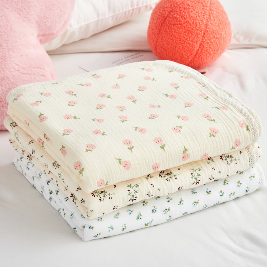Couverture pour bébé en muslin minky pour filles et garçons — Monptitlou