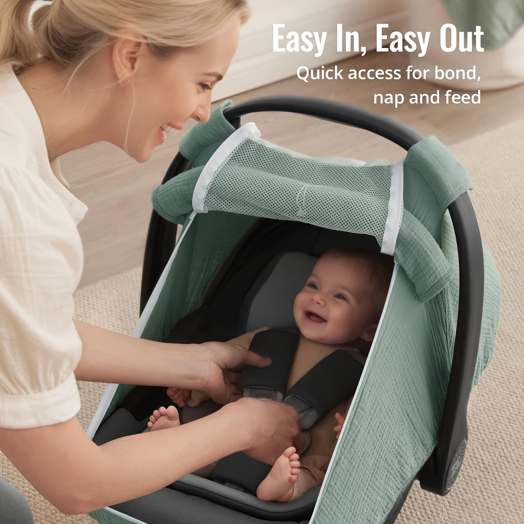 [Coupe-vent et respirante] Housse de Siège Auto Bébé SHIXINGE avec — Monptitlou