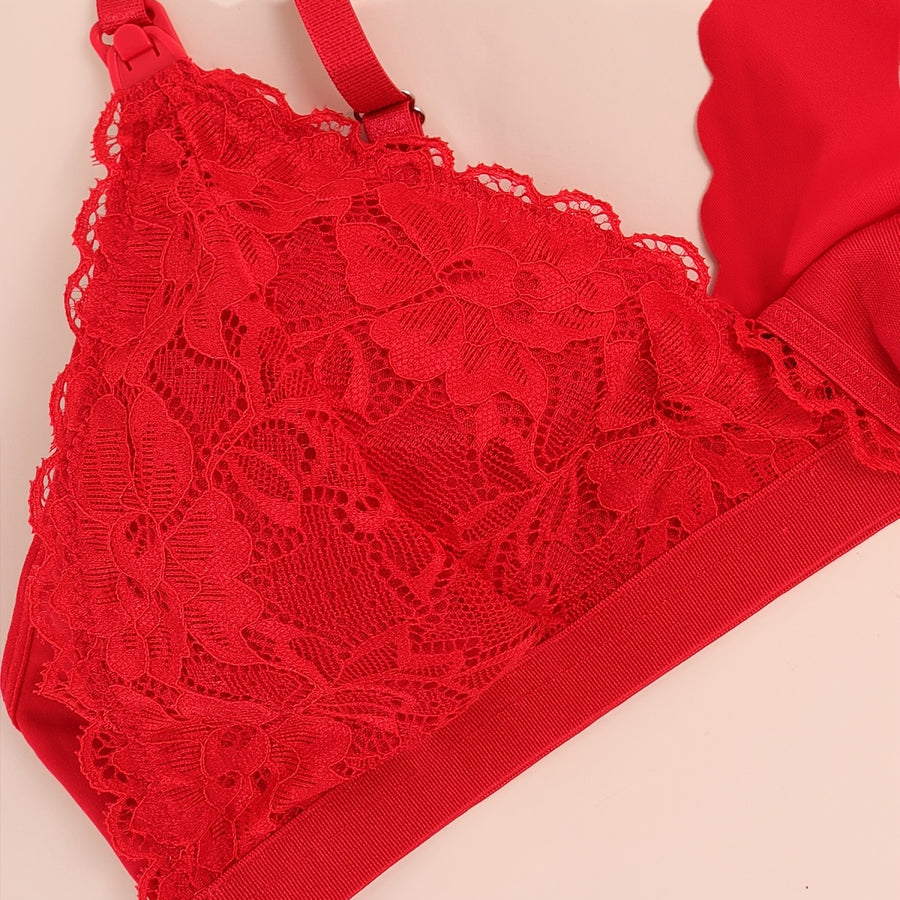 Un ensemble de trois soutiens-gorge d'allaitement pour femmes avec — Monptitlou