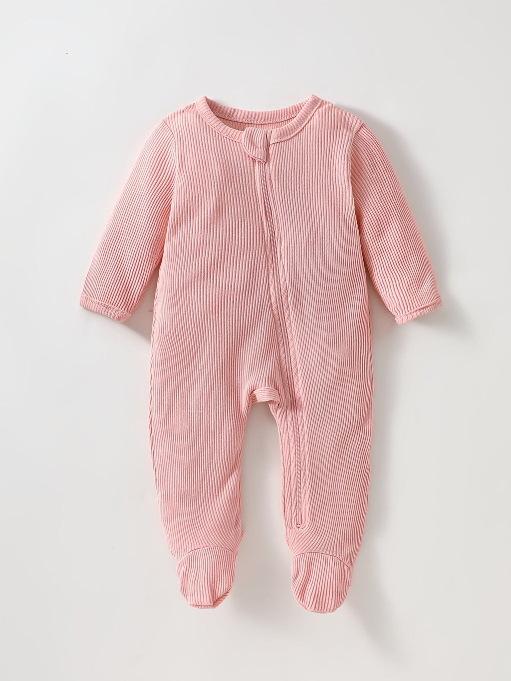 2 bodysuits pieds pour bébé fille, tissu doux — Monptitlou