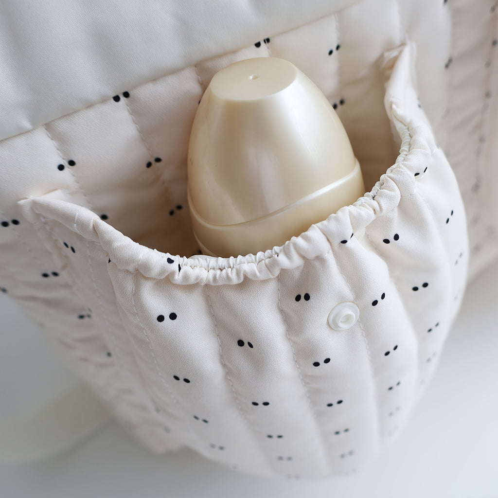 Sac Maman à Imprimé Patchwork à Rayures Larges — Monptitlou