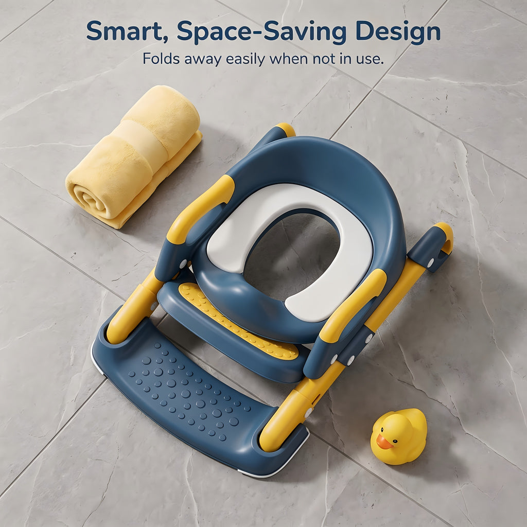 Siège de toilettes pour tout-petits avec repose-pieds — Monptitlou