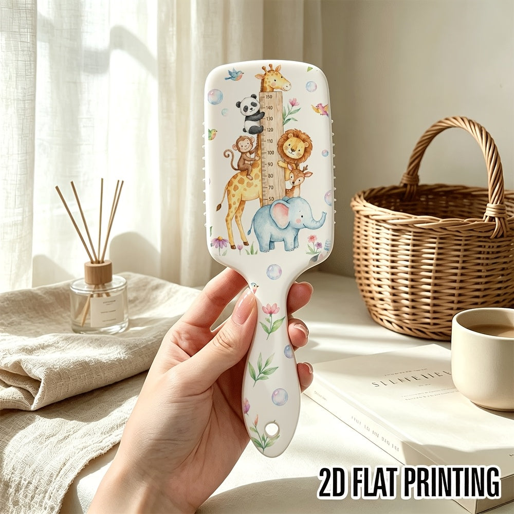 Peigne à poils pour bébé animal avec base rembourrée et brosse — Monptitlou