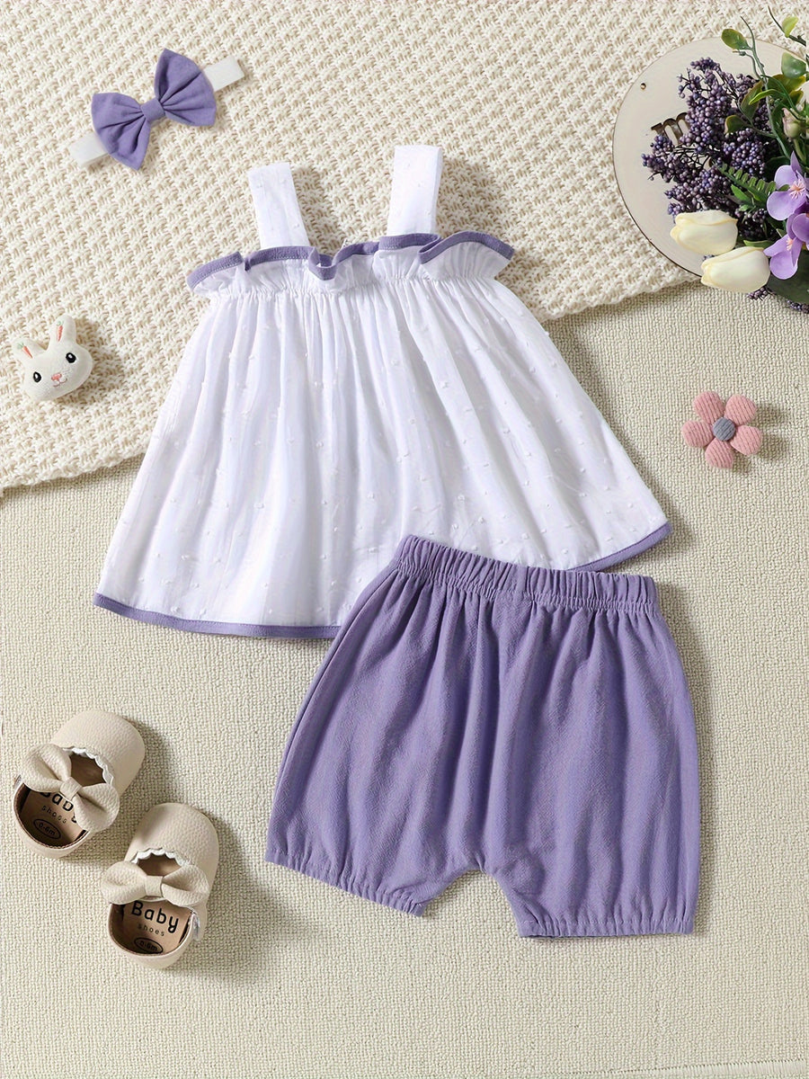 Lot de poches contrastées à boutons en jacquard pour fille — Monptitlou