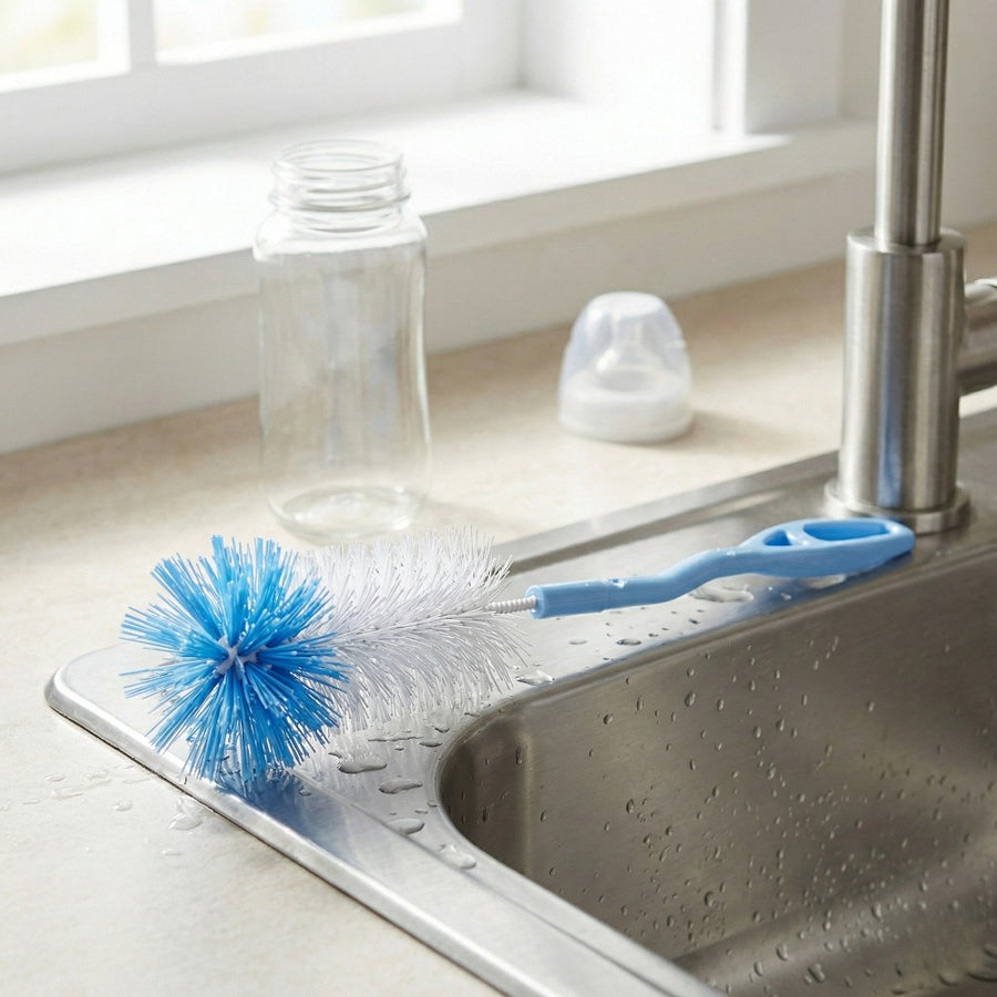 Brosse de nettoyage à long manche pour laver les bouteilles — Monptitlou