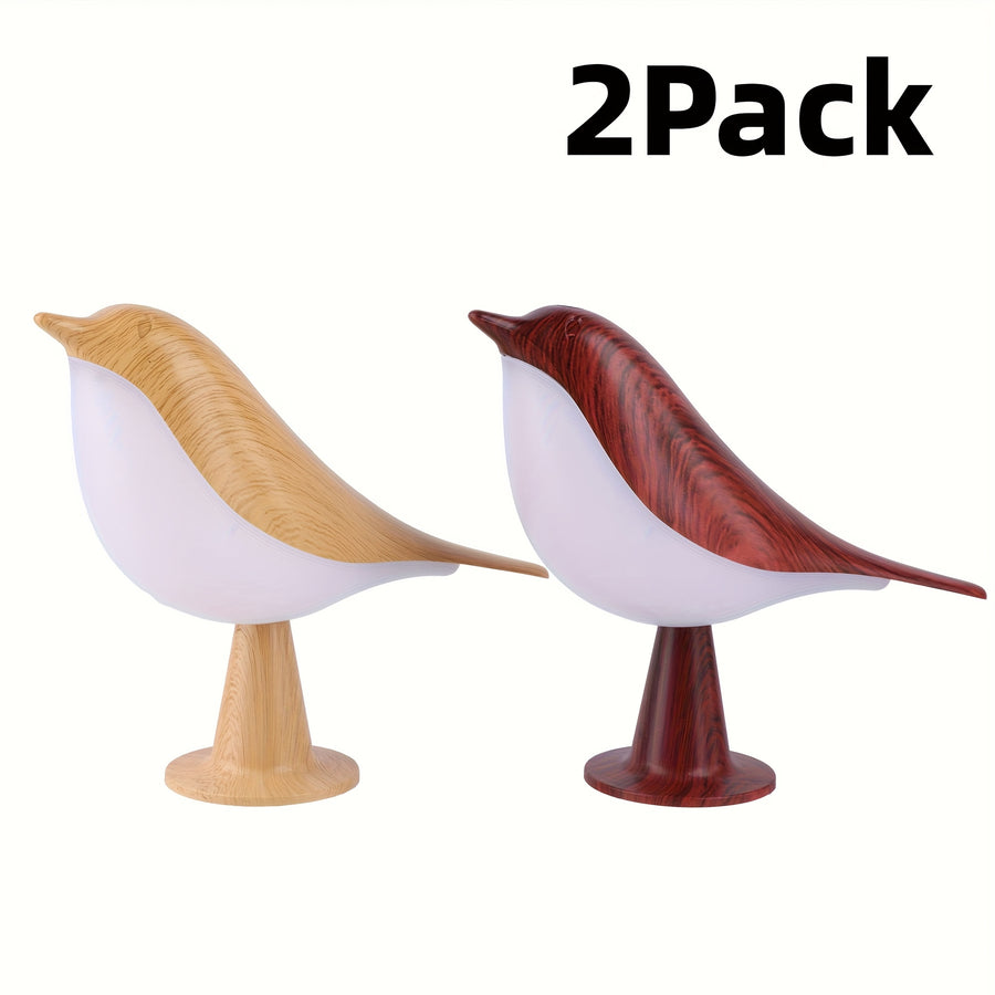Petite Lampe de Nuit Oiseaux, Lampe de Table Rechargeable à Contrôle — Monptitlou