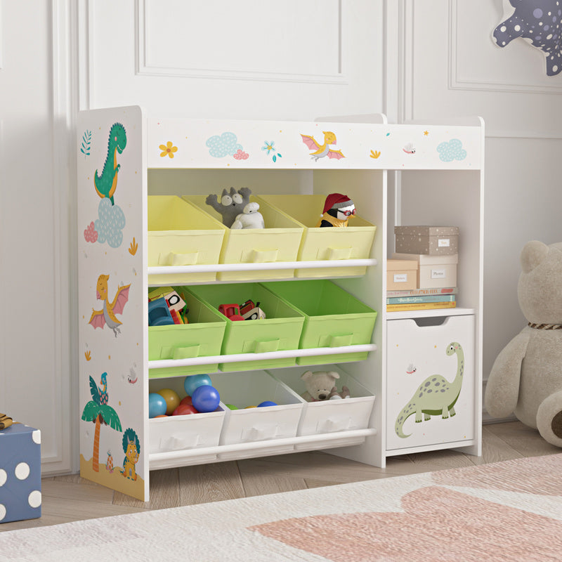 Étagère pour enfants 'Søndreland avec une seule porte d'armoire et 9 — Monptitlou