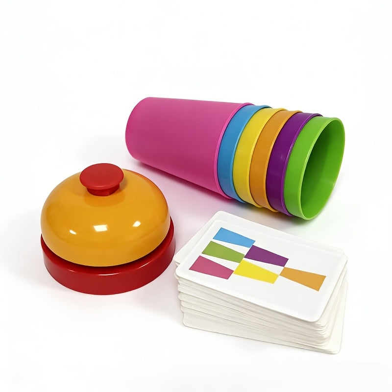 Jeu de gobelets à empiler Memory, gobelets à associer et empiler — Monptitlou Image