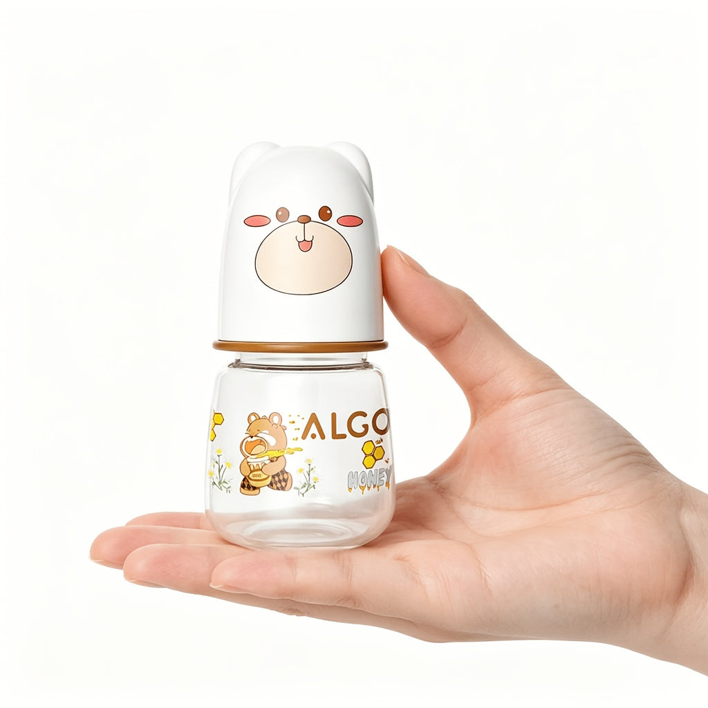 Biberon pour bébés ours d'abeille 60 ml, biberon pour eau et lait — Monptitlou