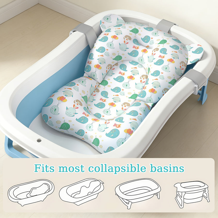 Coussin de siège de support de bain pour nouveau-né avec oreilles — Monptitlou