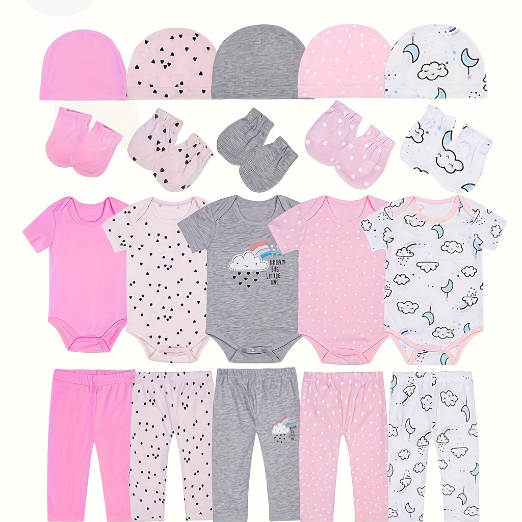 Ensemble bébé nouveau-né en fibre de bambou 20 pièces — Monptitlou