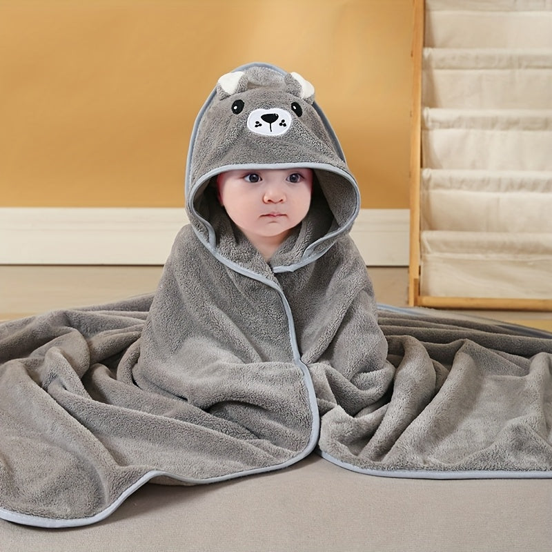 Serviette de bain pour bébés - adaptée aux garçons et filles — Monptitlou