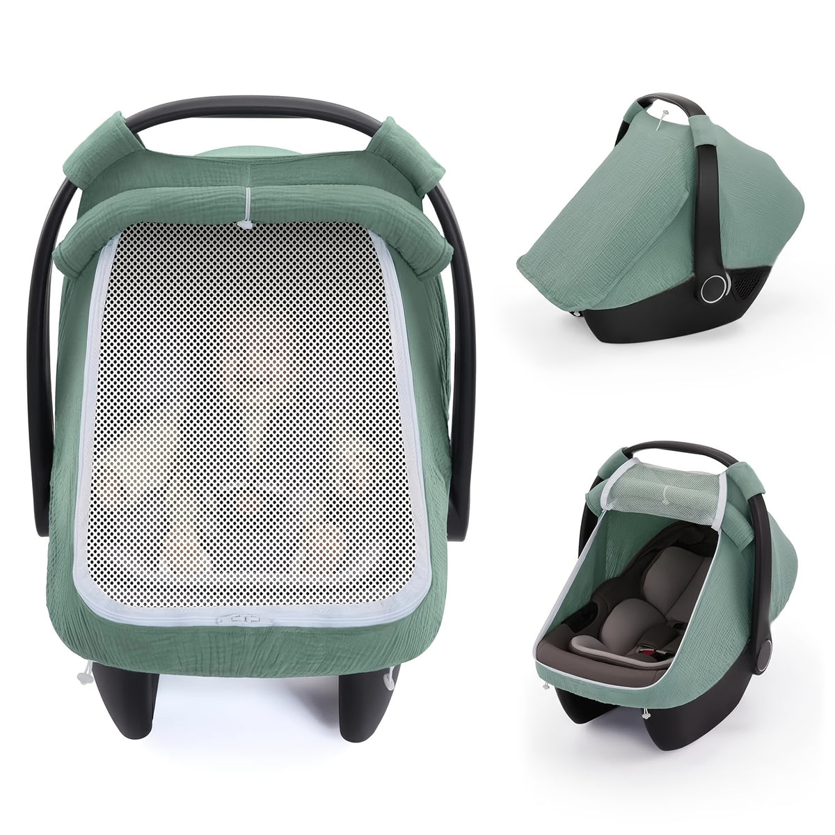 [Coupe-vent et respirante] Housse de Siège Auto Bébé SHIXINGE avec — Monptitlou Image