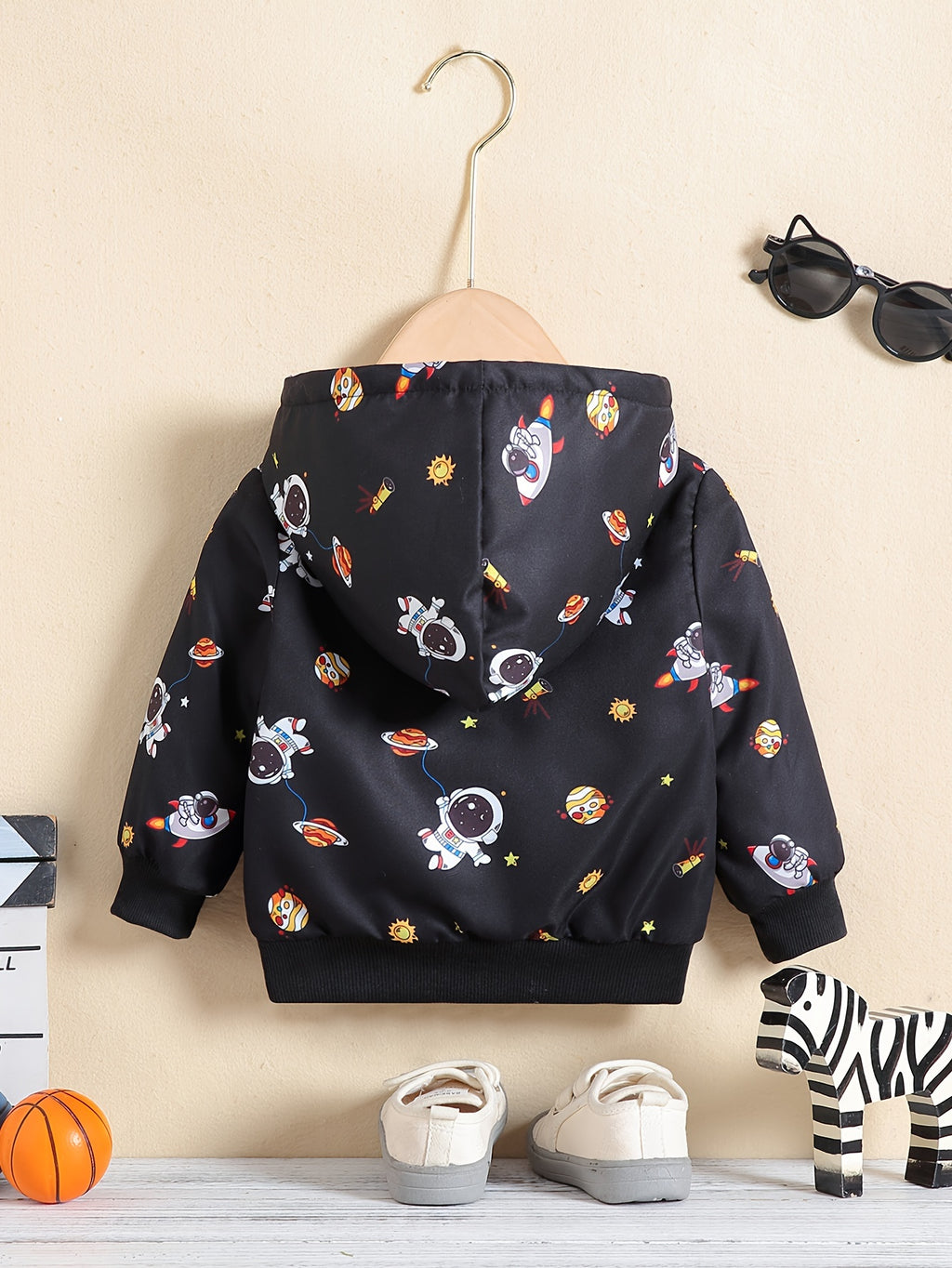 Veste à capuche doublée en polaire — Monptitlou