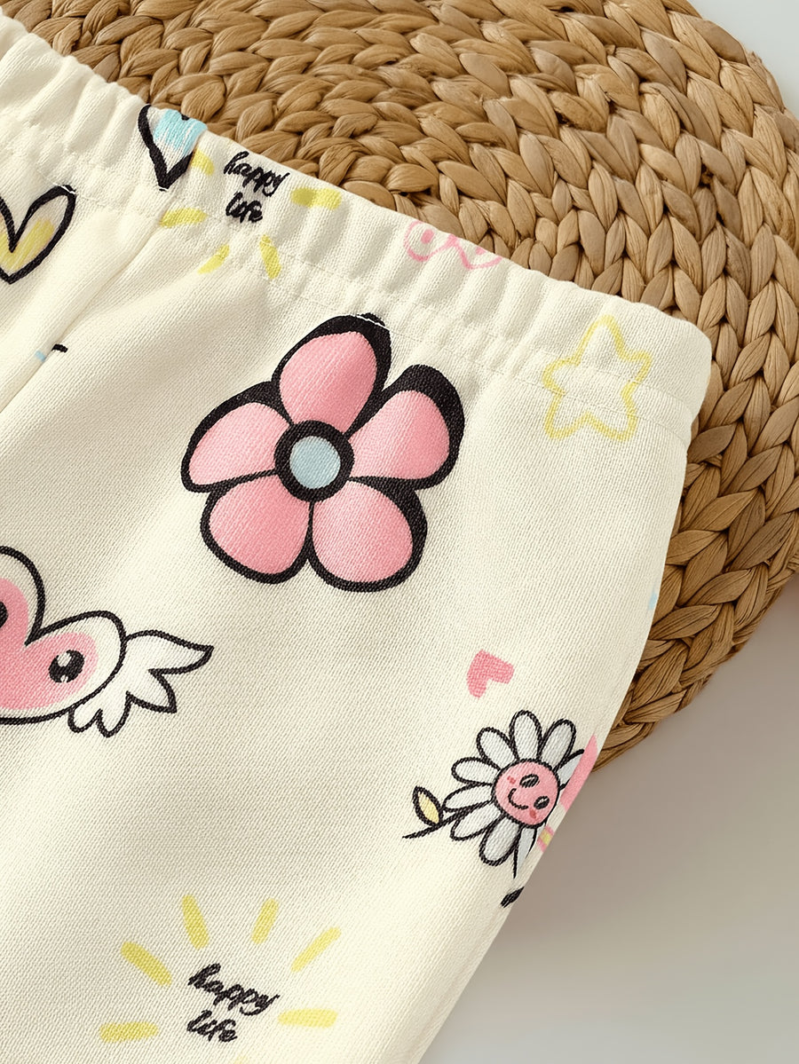 Ensemble 2 pièces pour fille, coupe ample, décontracté et confortable — Monptitlou