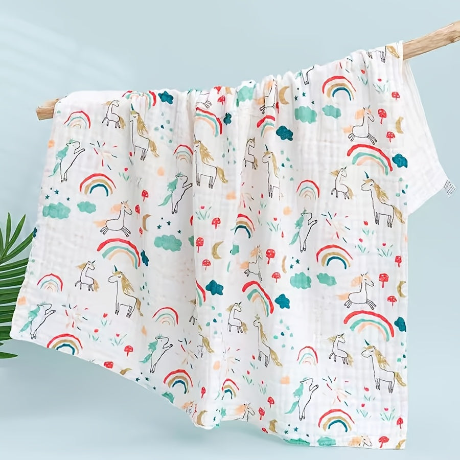 Serviette de bain 1 pièce pour enfant avec motif de dessin animé — Monptitlou